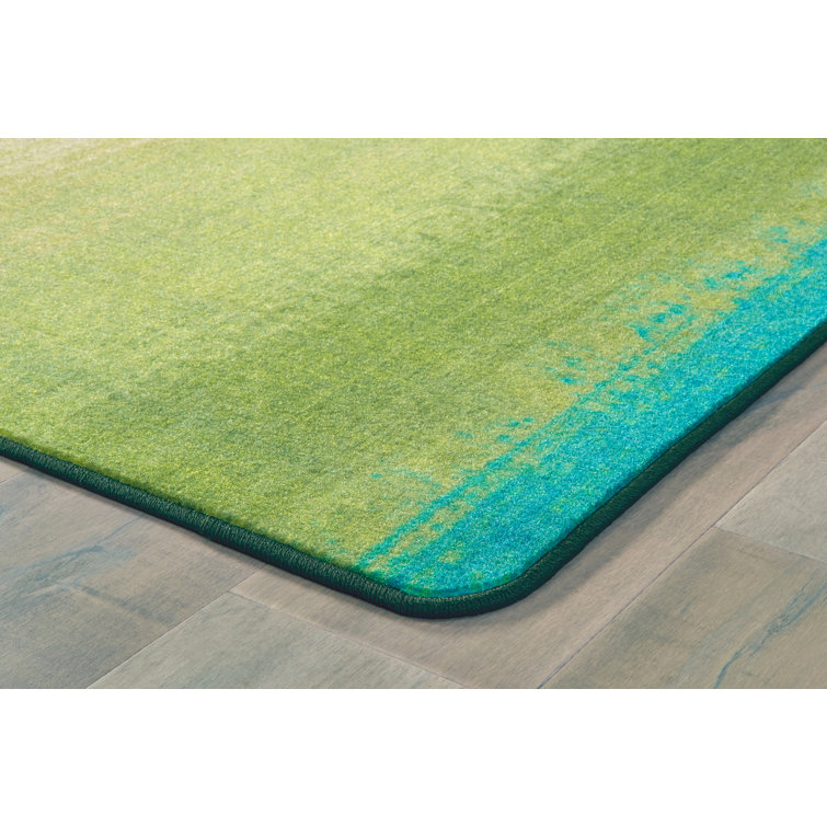Carpets for Kids Machine Tufted Performance Green/Beige/Cream Rug Wayfair